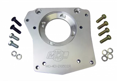 Ford Y-Block to 83-93 T5 Adapter Plate | 5 Degree CCW Rotation